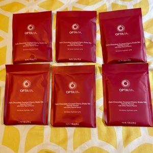 Optavia lot of 6 Dark Chocolate cherry shake mix